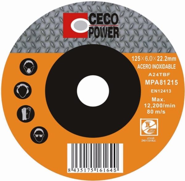Disco Corindón Ceco-Power 115x1 - Suministros Game