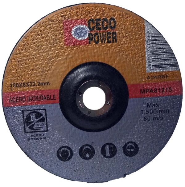 Disco Corindón Ceco-Power 180 - Suministros Game